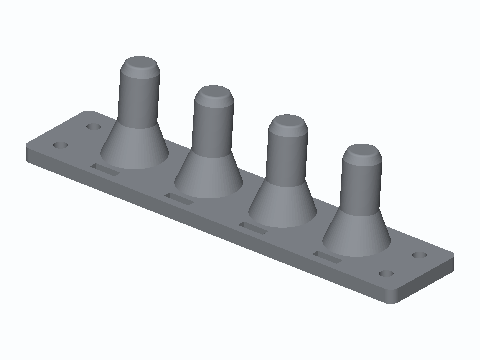 Four-Reel SMD Tape Wall Rack