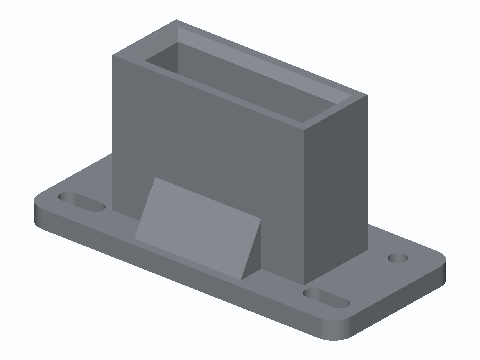 Drawer Slide Rear Socket Bracket