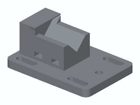 N20 Gearmotor Zip-Tie V-Cradle Mount