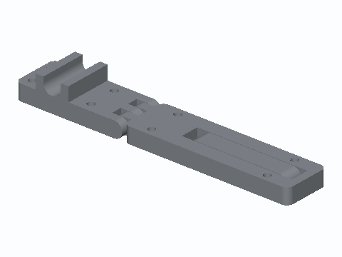 Print-In-Place Folding Shelf Bracket