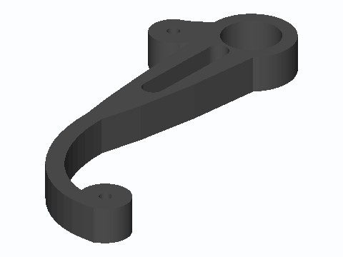 Quadruped Leg Shin With Spring Foot