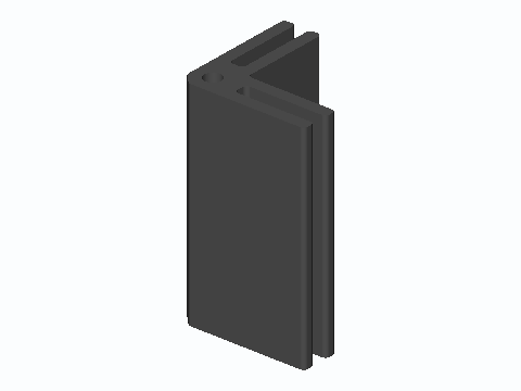 Acrylic Panel Enclosure Corner Post