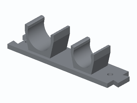 Dual Size EMT Conduit Snap Hanger