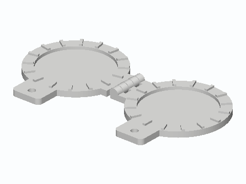 Print-In-Place Dumpling Crimp Press