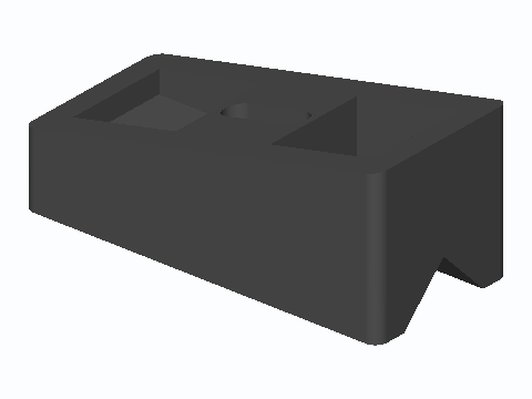 Wheelbarrow Tub Support Wedge Block