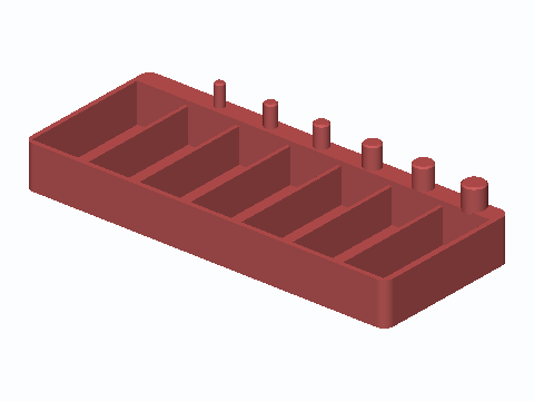 E-Clip Groove Gauge Sort Tray