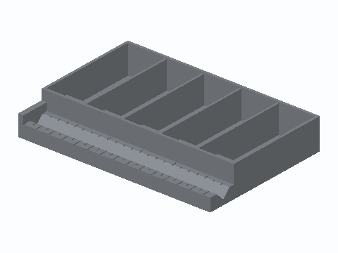 Bolt Length Scale Lane Tray