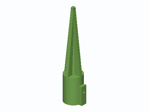 1/2 in PVC Ground Spike Socket