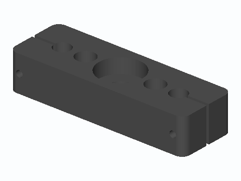 T8 Leadscrew Twin Rod End Block