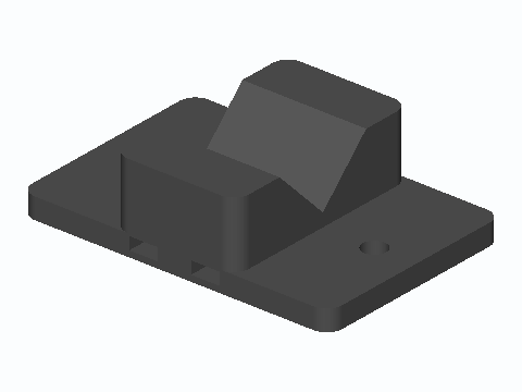 Split Loom V-Saddle Screw Mount