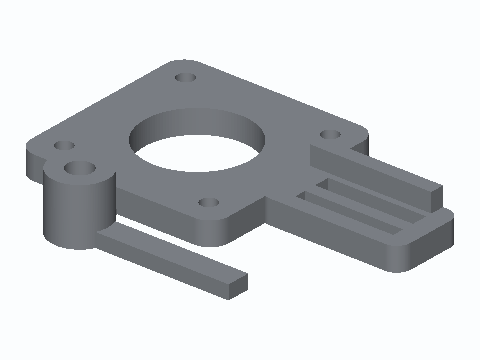 NEMA 17 Homing Flag And Endstop Plate