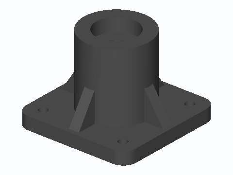 Dual 625 Outboard Wheel Axle Block