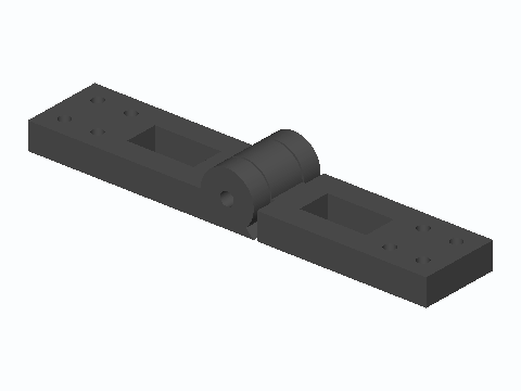 Steel-Pinned Print-In-Place Knuckle Link
