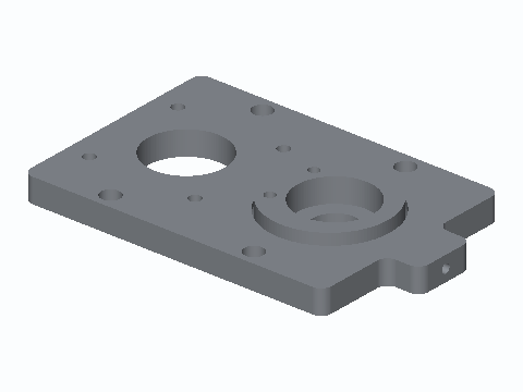 NEMA 17 Eccentric Backlash-Adjust Gear Plate