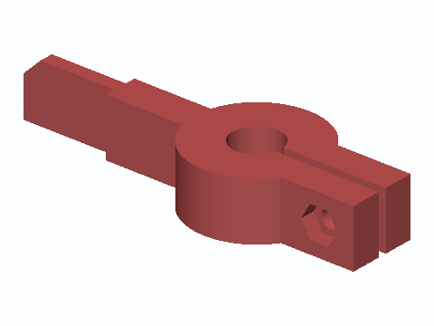 8 mm Rod Split-Clamp Endstop Trip Collar