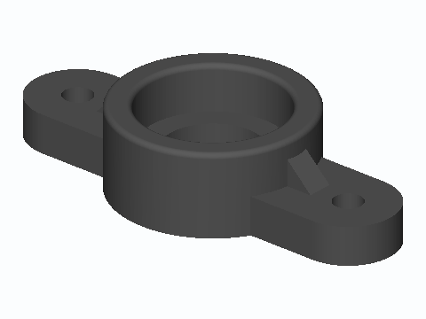 608 Two-Bolt Flange Bearing Block