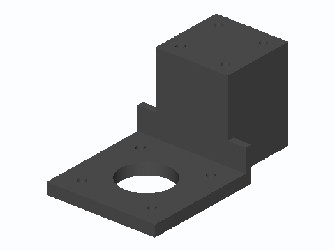 NEMA 17 To MGN12H Carriage Angle Bracket