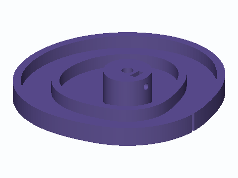 5 mm Shaft Groove Cam For 624 Roller