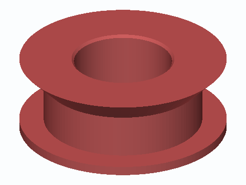 Twin-625 Flanged Idler Drum