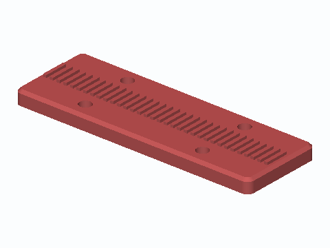 GT2 Toothed Belt Clamp Plate