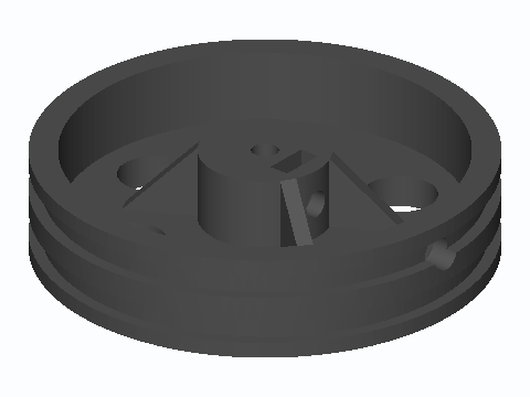 56 mm Set-Screw N20 Wheel