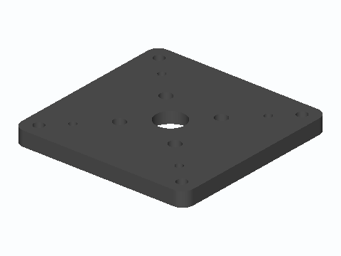 Cycloidal Motor Base Plate