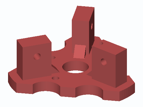 Delta Tool Effector Plate