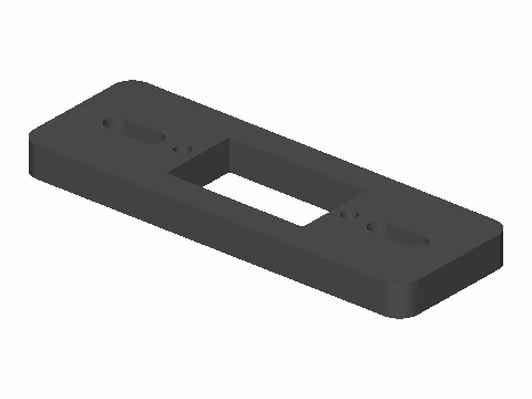 Micro Servo Slot Mount Plate