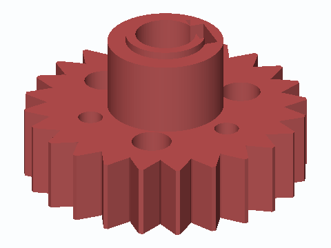 24T Winch Worm Wheel