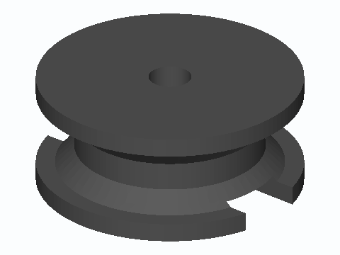 SG90 Tendon Capstan Drum