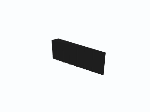 Wedge with ridges