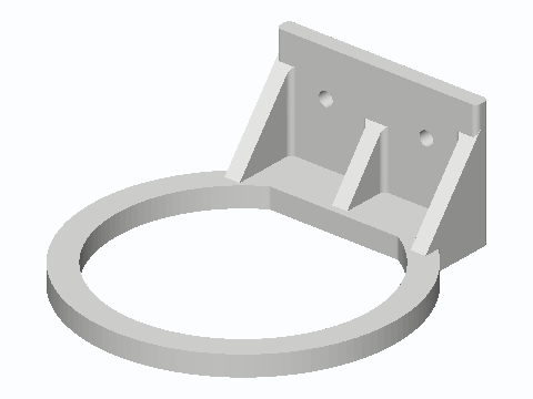 Wall-Mount Hand Towel Hoop