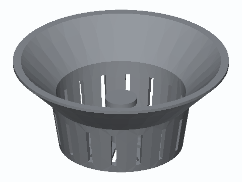 Cone-Seat Kitchen Sink Strainer Basket