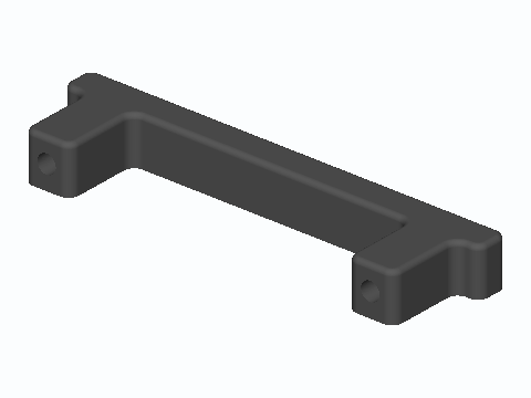 96 mm Cabinet Bar Pull With M4 Inserts