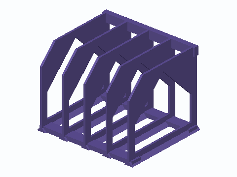 Five-Fin Notebook And Tablet Desk Sorter