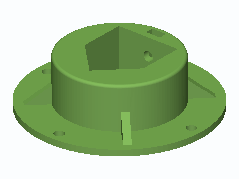 V-Clamp Bird Feeder Baffle Collar