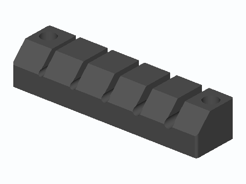Five-Cable Keyhole Charging Dock