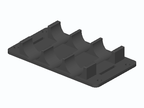21700 Three-Cell Strap-Down Cradle