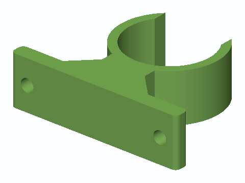 1 in PVC Snap-In Fence Standoff Clip