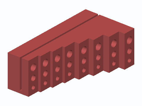 M3 M4 M5 Bolt Cut-To-Length Saw Guide