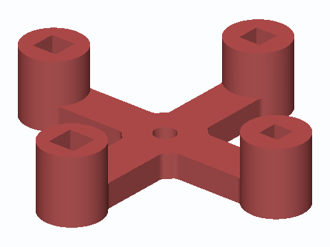 Four-Way Sillcock Key