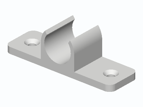 Snap-In Shower Hose Wall Guide