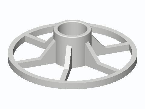 1 in PVC Spare Toilet Roll Tower Base