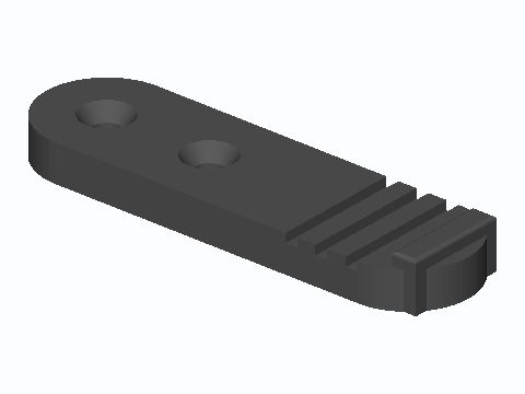 Swing-Tab Desk Drawer Pull-Out Stop