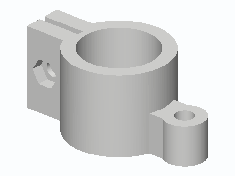 22 mm Tube Drying Rack Hinge Half