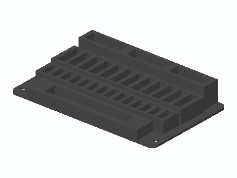 Blade Fuse Assortment Tray With Puller Trench