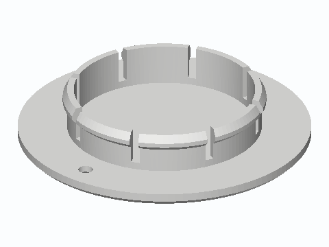 Door Knob Bore Hole Cover Plate