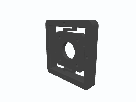 NEMA 17 Flexure Damper Mount