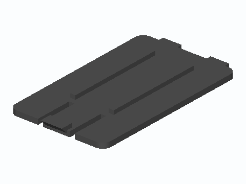 Sand-To-Fit 2xAA Remote Battery Door