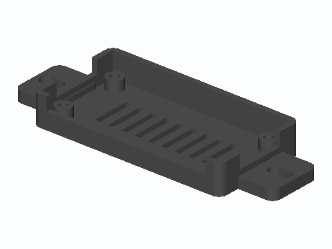 Pi Zero Vented Wall Tray